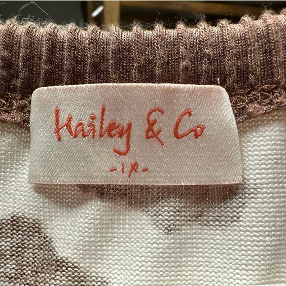 Hailey & co. : Cow Print Corduroy Long Sleeve - Picture 3 of 4